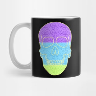 Skull for three Mug